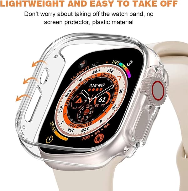 Apple Watch Apple Watch Ultra (49 mm) støtbestandig på urkassen