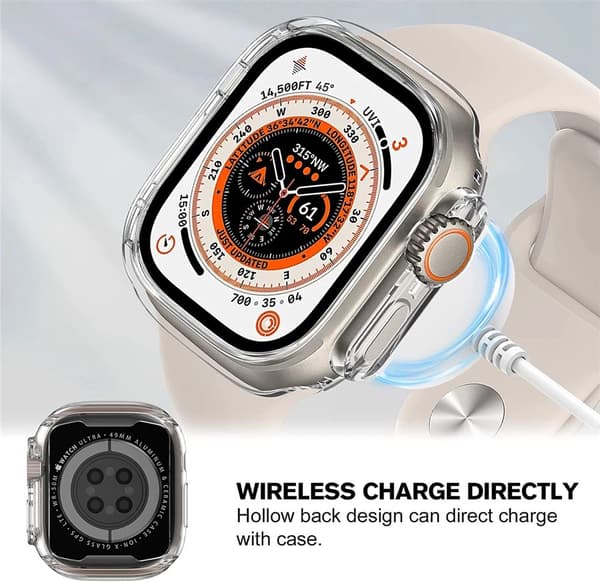 Apple Watch Apple Watch Ultra (49 mm) støtbestandig på urkassen