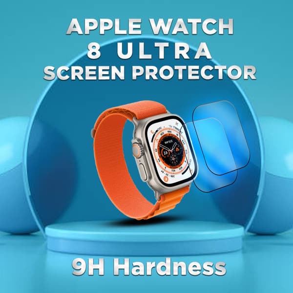2-Pack Apple Watch 8 Ultra -Härdat glas 9H – Super kvalitet Skärmskydd