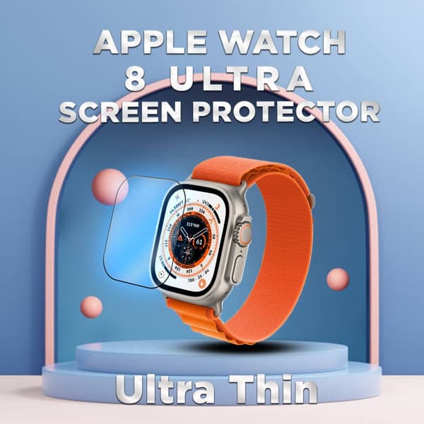 Apple Watch 8 Ultra -Härdat glas 9H – Super kvalitet Skärmskydd