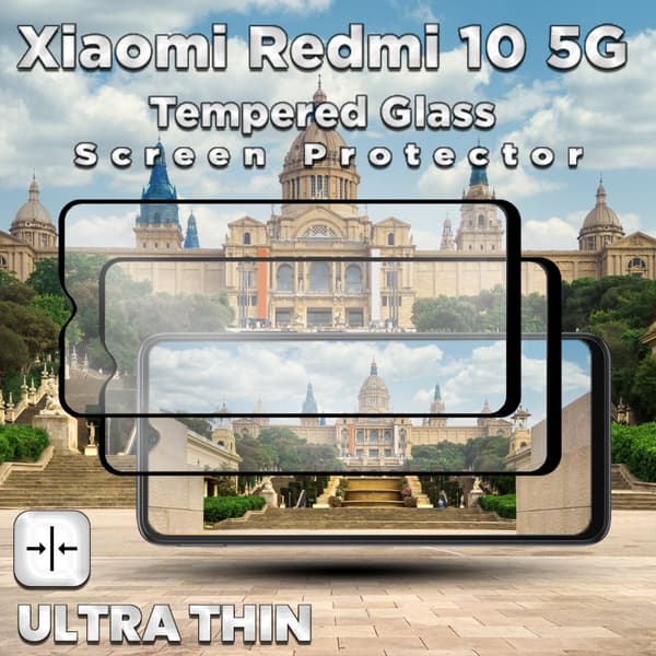 2-Pack Xiaomi Redmi 10 5G - Härdat Glas 9H - Super kvalitet 3D Skärmskydd