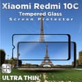 Miniatyrbild 5 av 5: Xiaomi Redmi 10C - Härdat Glas 9H - Super kvalitet 3D Skärmskydd