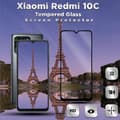 Miniatyrbild 1 av 5: Xiaomi Redmi 10C - Härdat Glas 9H - Super kvalitet 3D Skärmskydd
