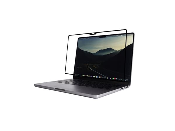"Moshi iVisor AG - Matt skjermbeskytter for MacBook Pro 14"" (M1, 2021) (svart/klar/matt)"