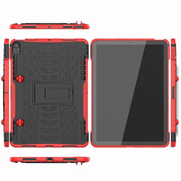 Stødbestandigt cover med stativ Apple iPad Air 10.9 (2022) - Rød