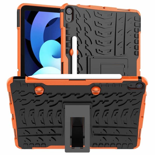 Stødbestandigt cover med stativ Apple iPad Air 10.9 (2022) - Orange