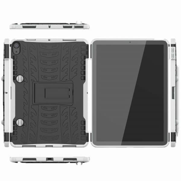 Stødbestandigt cover med stativ Apple iPad Air 10.9 (2022) - Hvid