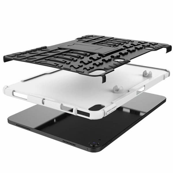 Stødbestandigt cover med stativ Apple iPad Air 10.9 (2022) - Hvid