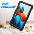 Miniatyrbillede 5 af 8: Hybrid cover med skulderrem Samsung Galaxy Tab S7 - Sort