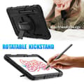 Miniatyrbillede 6 af 8: Hybrid cover med skulderrem Samsung Galaxy Tab S7 - Sort