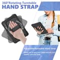 Miniatyrbillede 5 af 8: Hybrid cover med skulderrem Samsung Galaxy Tab S7 Plus - Sort