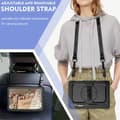 Miniatyrbillede 6 af 8: Hybrid cover med skulderrem Samsung Galaxy Tab S7 Plus - Sort