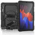 Miniatyrbillede 2 af 8: Hybrid cover med skulderrem Samsung Galaxy Tab S7 Plus - Sort
