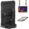 Miniatyrbillede 1 af 8: Hybrid cover med skulderrem Samsung Galaxy Tab S7 Plus - Sort