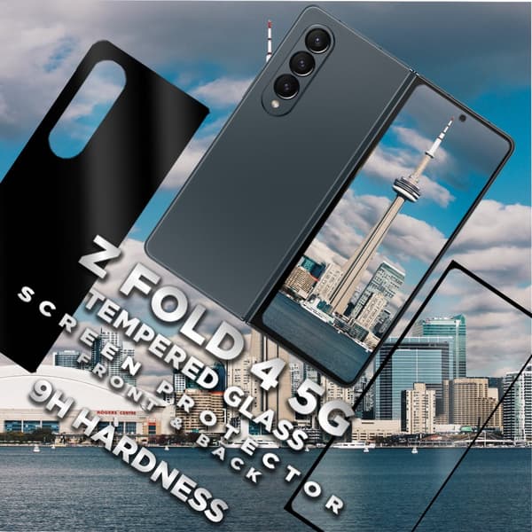 Samsung Galaxy Z FOLD 4 5G - Härdat Glas 9H - Super Kvalitet 3D Skärmskydd