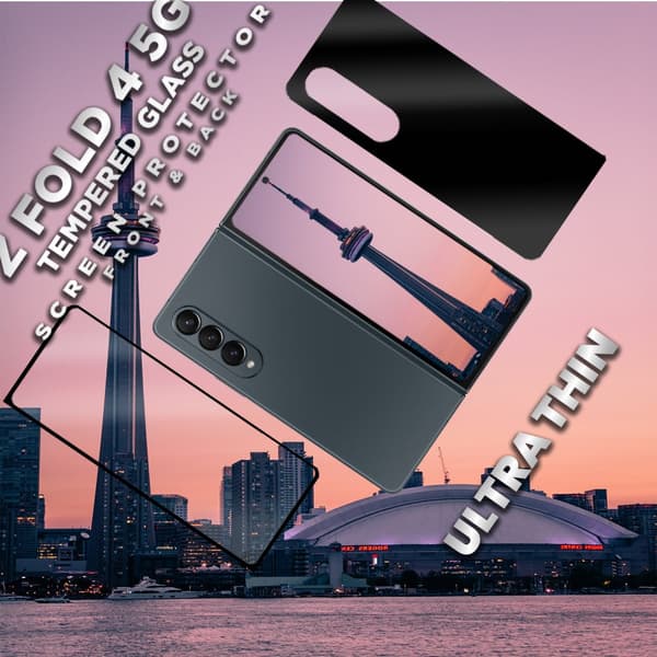 Samsung Galaxy Z FOLD 4 5G - Härdat Glas 9H - Super Kvalitet 3D Skärmskydd