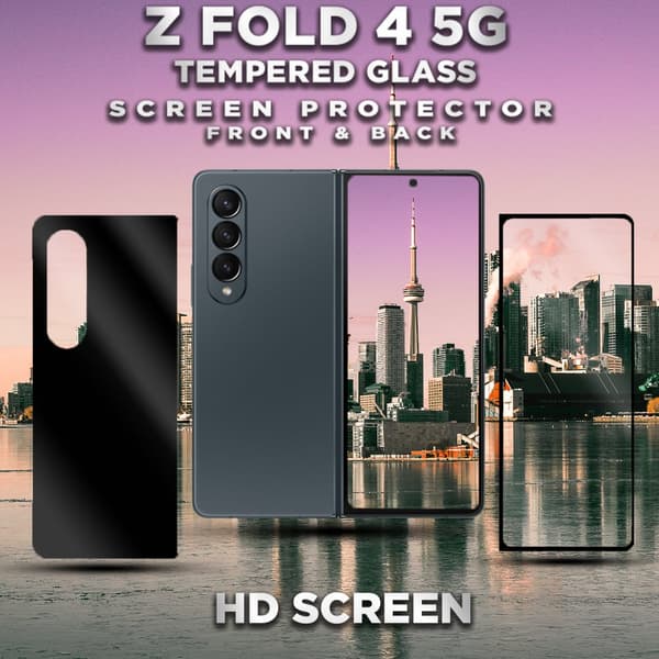 Samsung Galaxy Z FOLD 4 5G - Härdat Glas 9H - Super Kvalitet 3D Skärmskydd