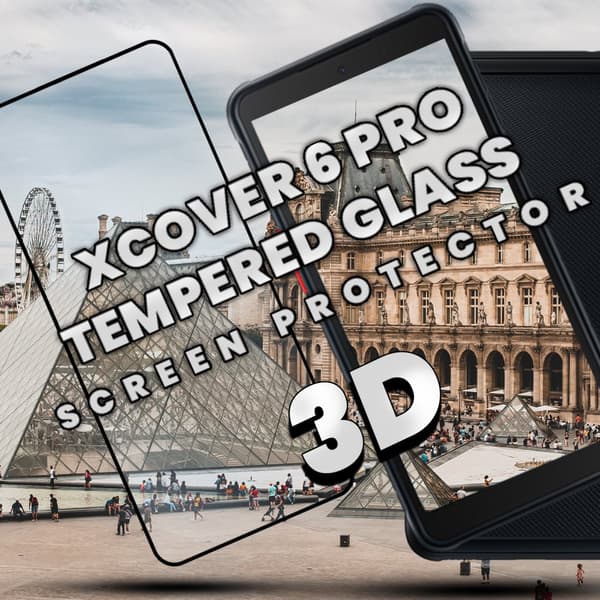 Samsung Xcover 6 Pro - Härdat Glas 9H - Super kvalitet 3D Skärmskydd
