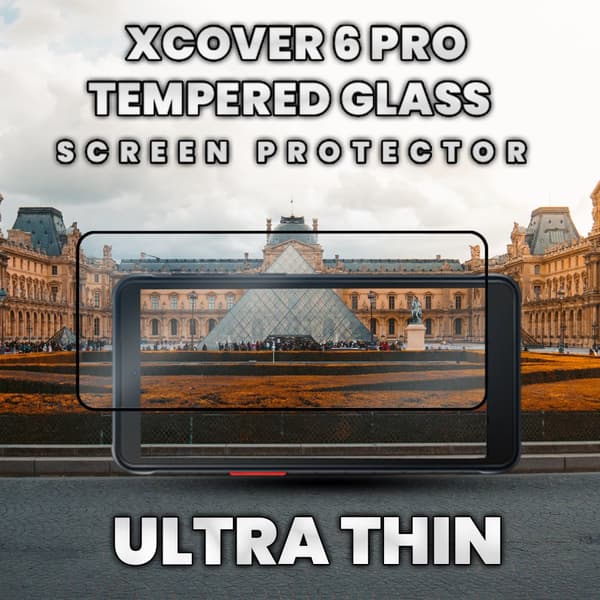 Samsung Xcover 6 Pro - Härdat Glas 9H - Super kvalitet 3D Skärmskydd