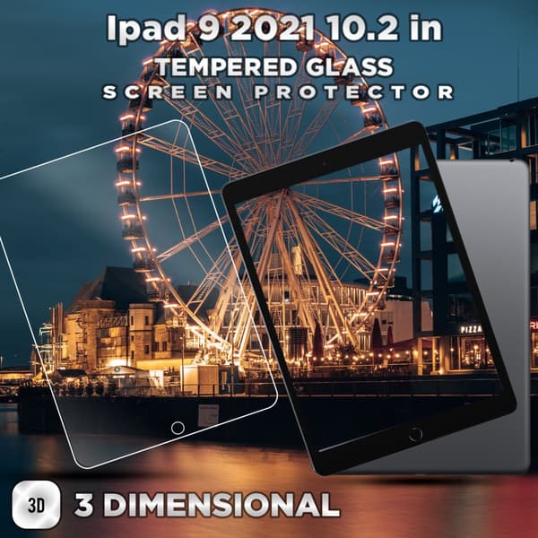 Apple Ipad 9TH GEN (10.2 Inch) - Härdat glas 9H - Super Kvalitet