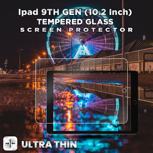 Apple Ipad 9TH GEN (10.2 Inch) - Härdat glas 9H - Super Kvalitet
