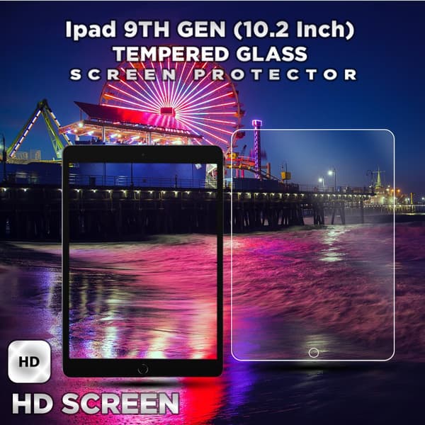 Apple Ipad 9TH GEN (10.2 Inch) - Härdat glas 9H - Super Kvalitet