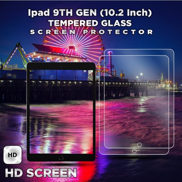 2-Pack Apple Ipad 9TH GEN (10.2 Inch) - Härdat Glas 9H - Super Kvalitet