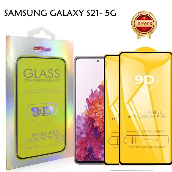 Skärmskydd Samsung Galaxy S21 5G  (6.2 Tums), Härdat Glas, 2-Pack