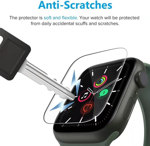 Apple Watch Series 7/8/9  45mm Skärmskydd - 3 pack