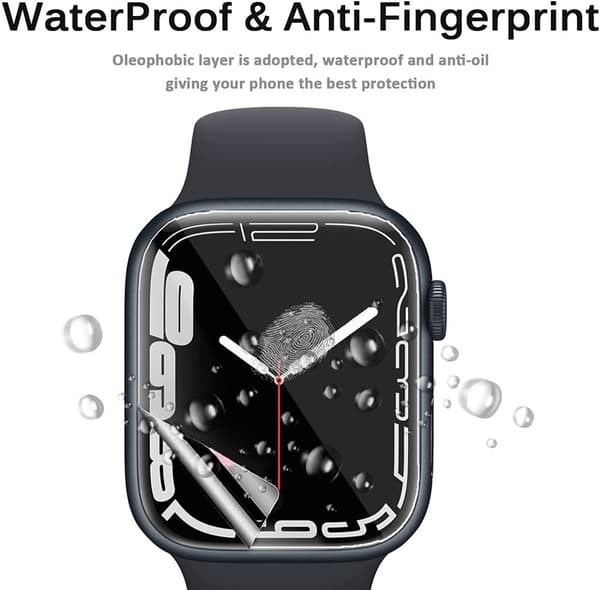 Apple Watch Series 7/8/9  45mm Skärmskydd - 3 pack