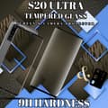 Miniatyrbild 3 av 5: 1-Pack Samsung S20 Ultra Skärmskydd & 1-Pack linsskydd - Härdat Glas 9H - Super kvalitet 3D