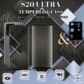 Miniatyrbild 1 av 5: 1-Pack Samsung S20 Ultra Skärmskydd & 1-Pack linsskydd - Härdat Glas 9H - Super kvalitet 3D