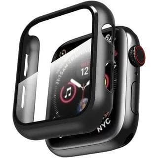 2-Pak Apple Watch 38/40/42/44 mm - Fuldtdækkende Cover Skærmbeskyttelse 42mm