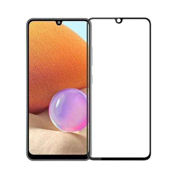 Skärmskydd Samsung A33 5G - 3D Härdat Glas Svart