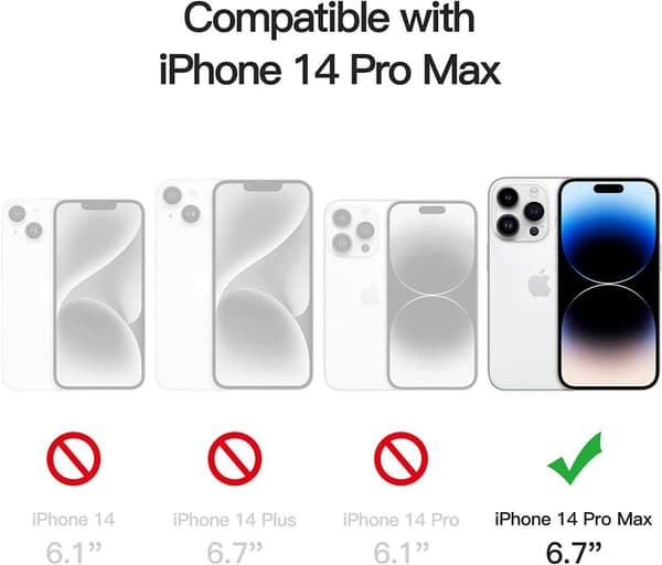 3X hærdet glas beskyttelse iPhone 13 Pro Max / iPhone 14 Pro Max