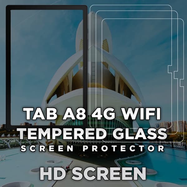 3-Pack Samsung Galaxy Tab A8 4G - Härdat Glas 9H -Super Kvalitet