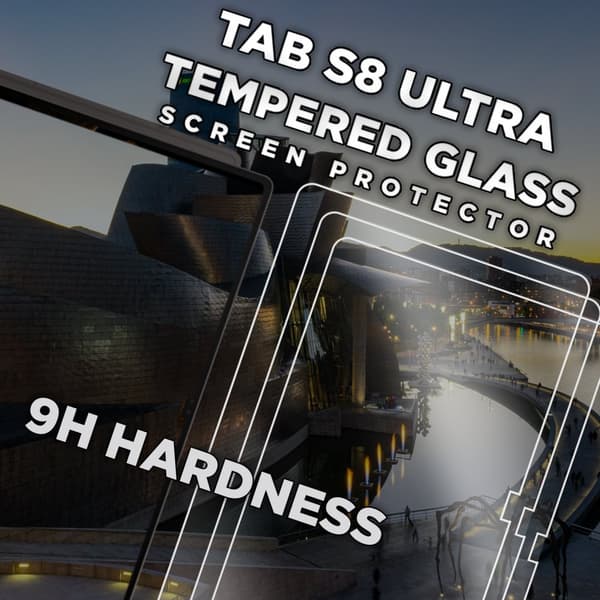 3-Pack Samsung Galaxy Tab S8 Ultra - Härdat Glas 9H - Super Kvalitet Skärmskydd