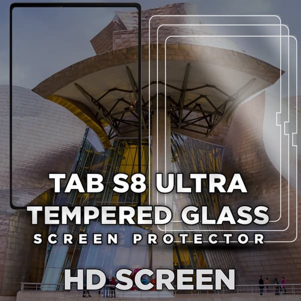 3-Pack Samsung Galaxy Tab S8 Ultra - Härdat Glas 9H - Super Kvalitet Skärmskydd