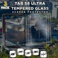 Miniatyrbild 1 av 5: 3-Pack Samsung Galaxy Tab S8 Ultra - Härdat Glas 9H - Super Kvalitet Skärmskydd