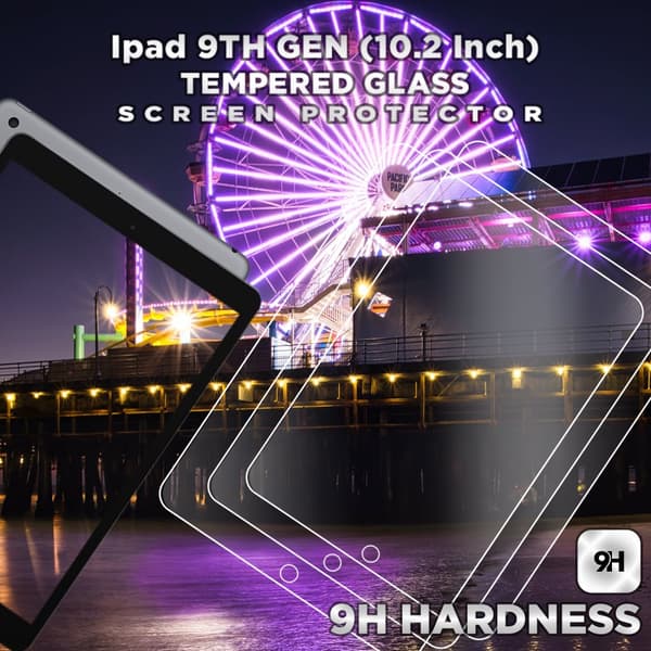 3-Pack Apple Ipad 9TH GEN (10.2 Inch) - Härdat Glas 9H - Super Kvalitet Skärmskydd
