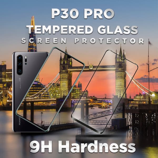 Huawei P30 Pro - Härdat glas 9H – 3D Super kvalitet