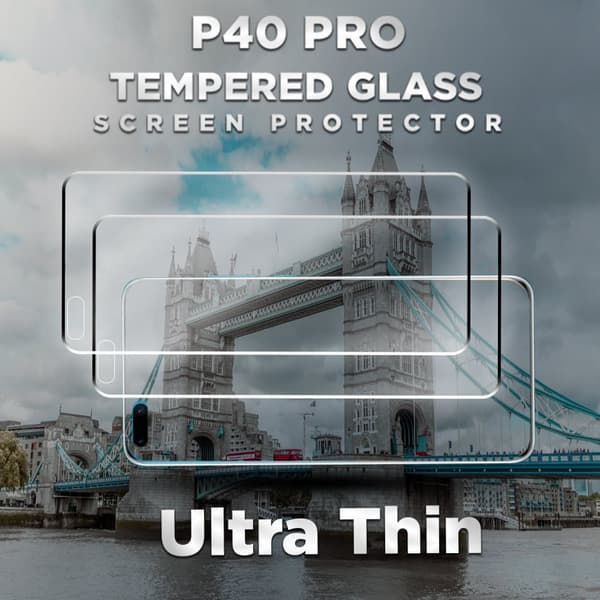 2-Pack Huawei P40 Pro - Härdat glas 9H – Super kvalitet 3D