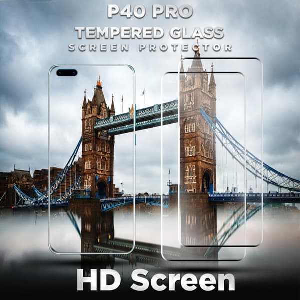 2-Pack Huawei P40 Pro - Härdat glas 9H – Super kvalitet 3D