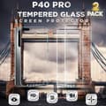 Miniatyrbild 1 av 5: 2-Pack Huawei P40 Pro - Härdat glas 9H – Super kvalitet 3D
