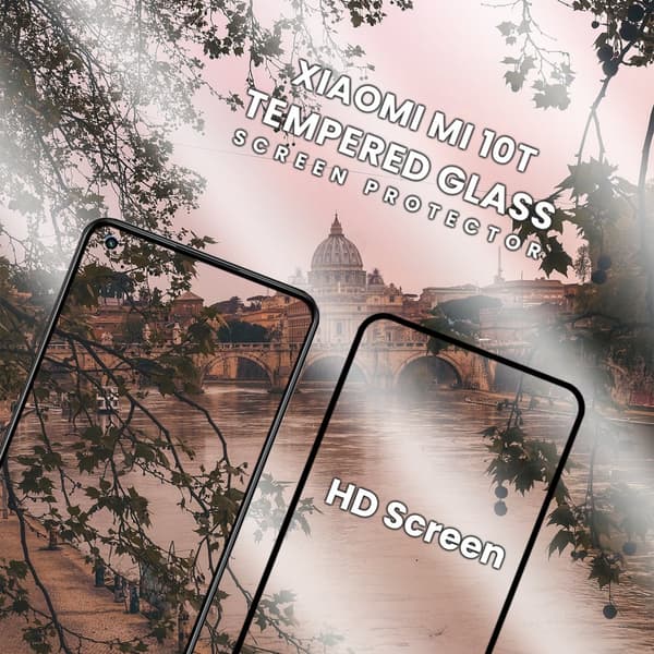 Xiaomi Mi 10T - Härdat glas 9H - Super kvalitet 3D Skärmskydd