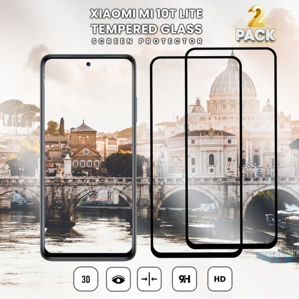 2-Pack Xiaomi 10T Lite 5G - Härdat glas 9H - Super kvalitet 3D