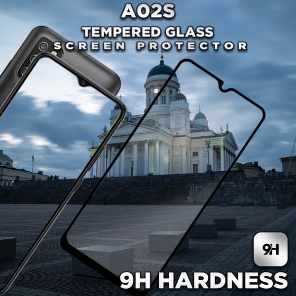 Samsung Galaxy A02s - Härdat Glas 9H - Super Kvalitet 3D Skärmskydd