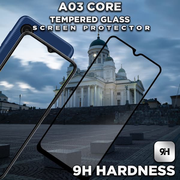 Samsung Galaxy A03 Core - Härdat Glas 9H - Super Kvalitet 3D Skärmskydd