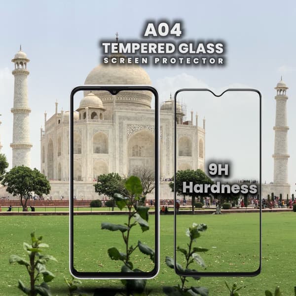 Samsung Galaxy A04 - Härdat Glas 9H - Super Kvalitet 3D Skärmskydd