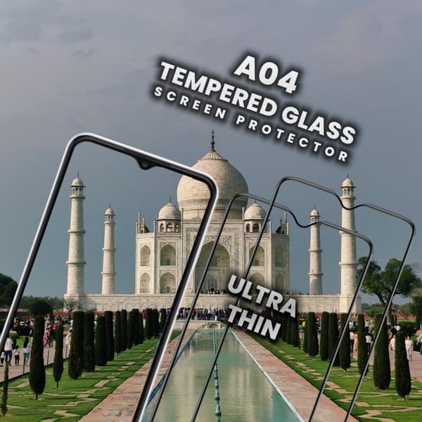 2-Pack Samsung Galaxy A04 - Härdat Glas 9H - Super Kvalitet 3D Skärmskydd